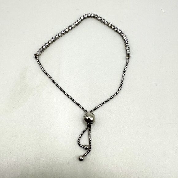 Pandora Rhinestone and adjustable tennis bracelet! - Picture 1 of 13